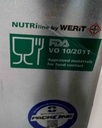 Cuve IBC 1000 litres Neuve - Naturel FDA ouverture 150mm - Palette plastique "Werit"