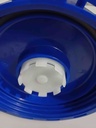 Cuve IBC 1000 litres reconditionnée poche neuve - Naturel Non UN ouvreture 150mm avec canne CDS - Palette plastique "Schutz"