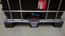 ​​​Cuve IBC 1000 litres rénovée - Noir ouverture 150mm - palette plastique "Schutz"