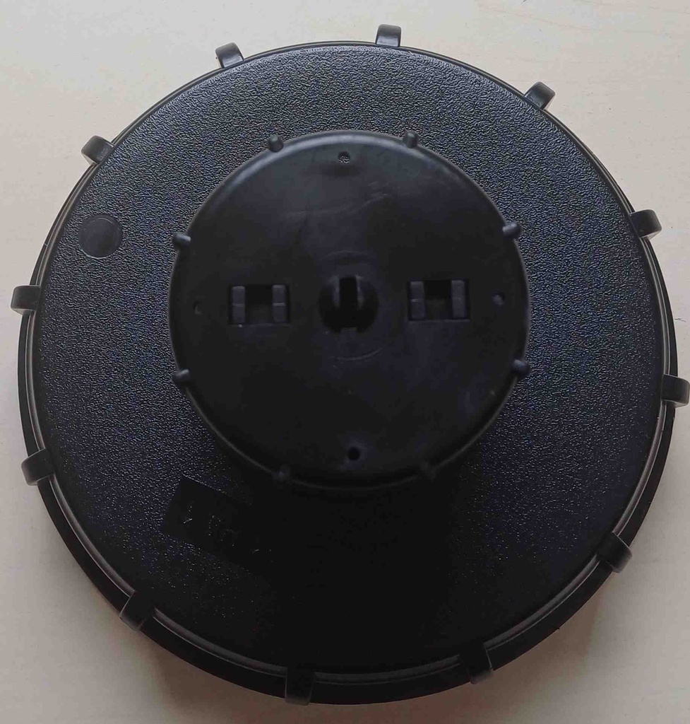 Couvercle Schütz noir NW150 + Soupape d'aspiration à clapet