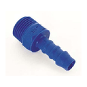 Sortie cannelées PP droite filetée 1/2" mâle