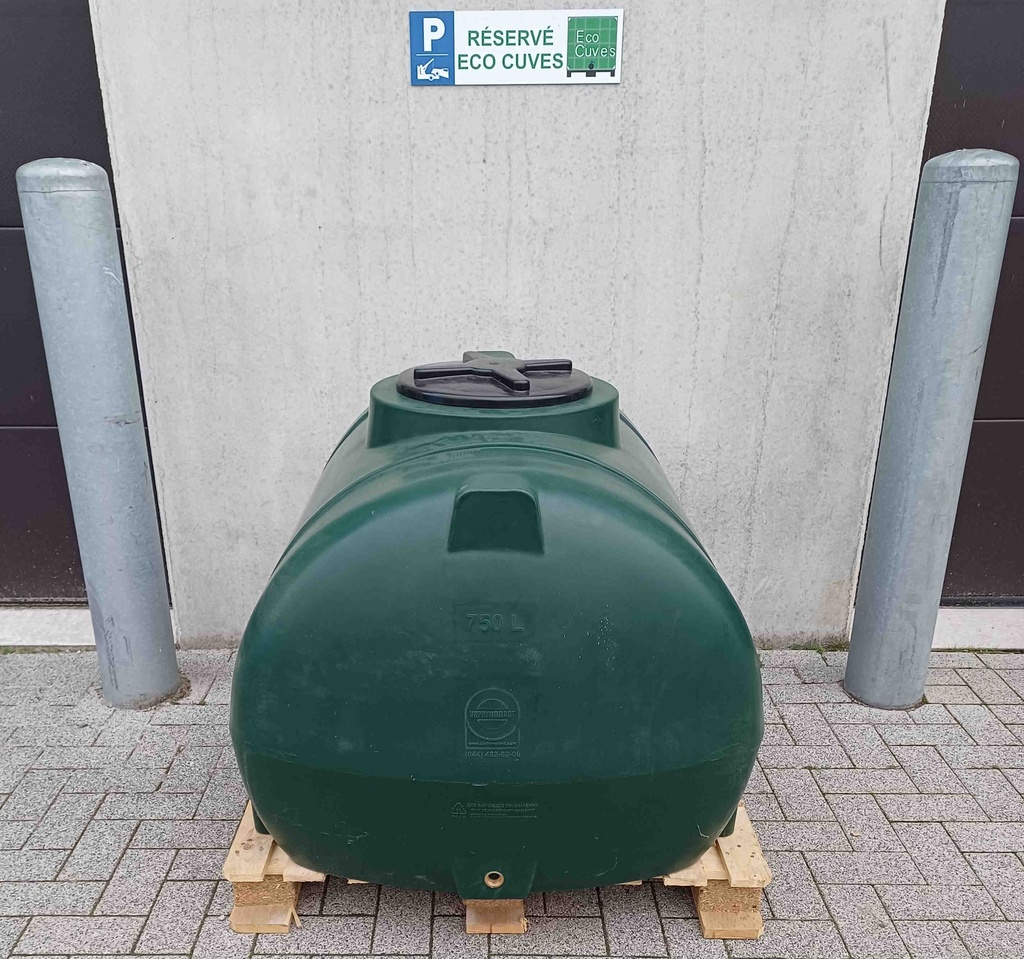 Réservoir d'eau potable 750 litres horizontal 