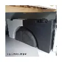 Réservoir de passage de roue de 55L avec raccords