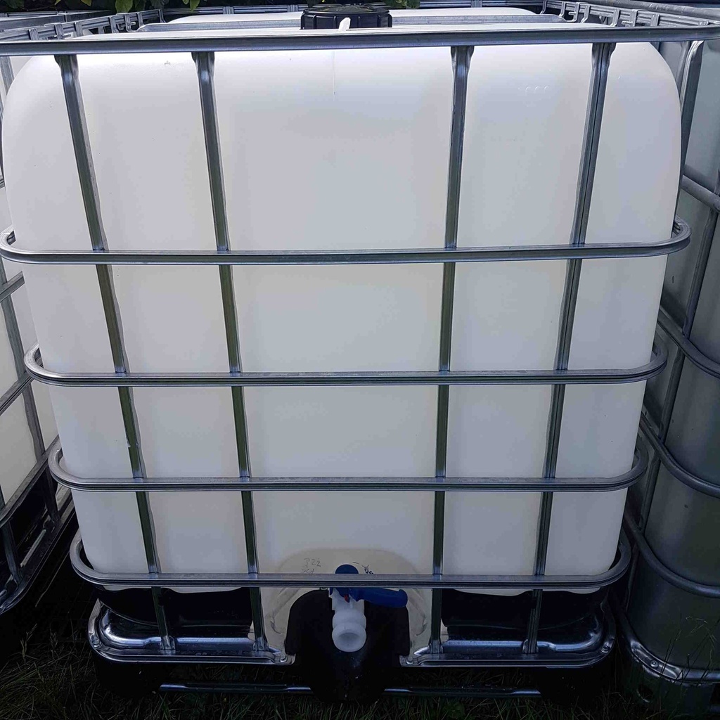 Cuve IBC 1000 litres rénovée - Naturel - 2èm choix