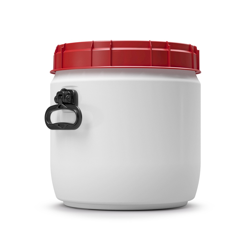 Fûts Curtec neuf - Ouverture total 26L Blanc - Couvercle à visser