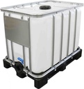 Cuve IBC 600 litres Neuve - Naturel UN et FDA - Ouverture 150mm - Palette plastique "Werit"
