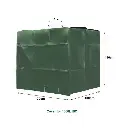 Housse IBC 1000 Litres Anti-UV Verte
