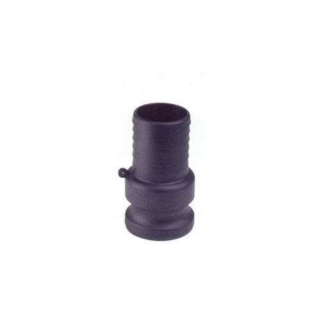 Raccord Camlock Part E avec Sortie cannelée (Polypropylène) 
