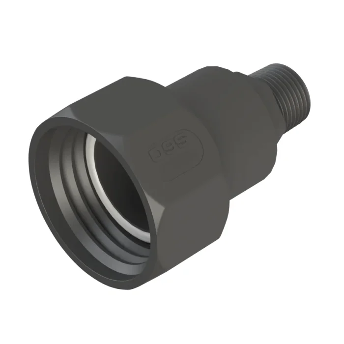 Adaptateur IBC S60x6>3/4"BSP Mâle rotatif Polypropylène