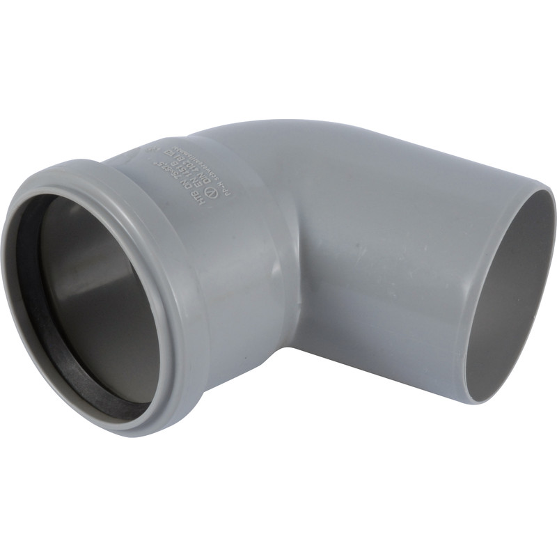 Coude PVC 50mm à 87° Mâle/Femelle