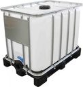 Cuve IBC 600 litres Neuve - Naturel UN et FDA - Ouverture 225mm - Palette plastique "Werit" 
