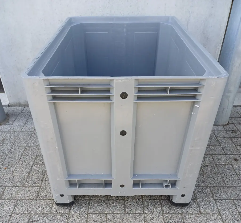 Caisse-palette plastique 600 litres - Occasion (1200x1000x780 mm) 