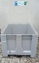Caisse-palette plastique +-600 litres - Occasion (1200x1000x760 mm)