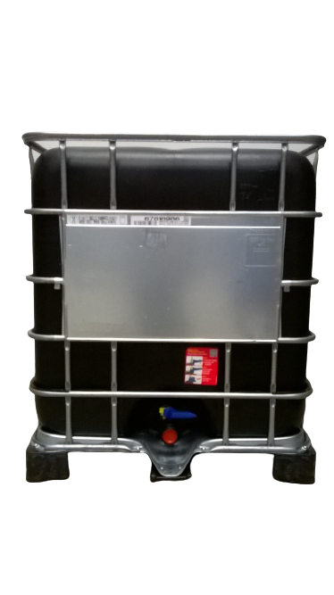 ​​​Cuve IBC 1000 litres rénovée - Noir ouverture 150mm - palette plastique "Schutz"