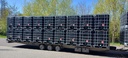 ​​​Cuve IBC 1000 litres rénovée - Noir ouverture 150mm - palette plastique "Schutz"