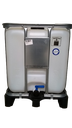 Cuve IBC 300 litres neuve - Naturel UN/FDA ouvreture 150mm - Palette plastique "Werit"