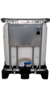 Cuve IBC 600 litres rénovée - Naturel ouverture 150mm - palette plastique "Werit"