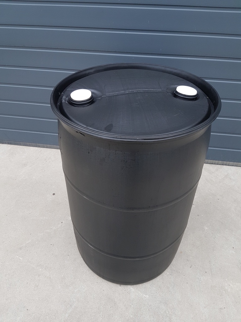 Fut PE Bondes rénové 220 litres USA NOIR