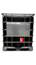 ​​​​​Cuve IBC 1000 litres reconditionnée poche neuve - Noir ouverture 225mm - Palette métallique "Schutz"