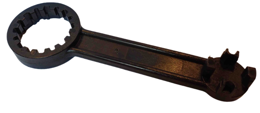 [CLN56] Clé pour bouchons de jerrycans et fûts à bondes