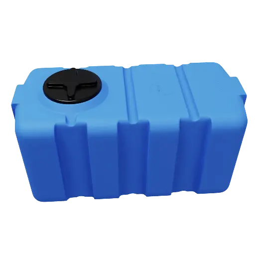 Réservoir d'eau potable bleu de 200 litres RSG