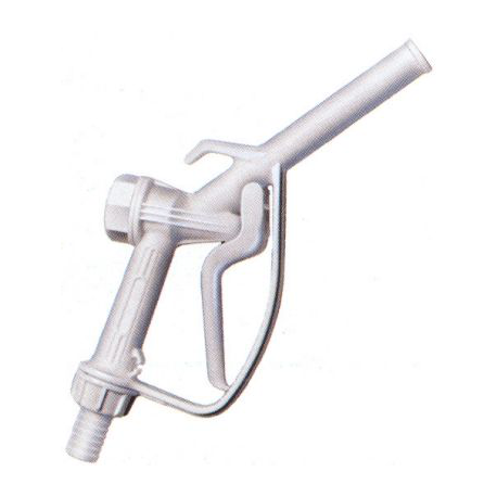 Pistolet de vidange blanc sortie 25mm 