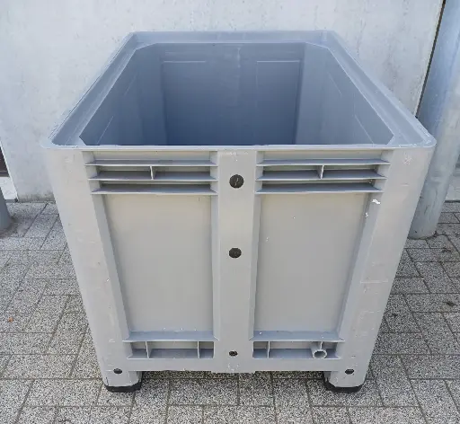 Caisse-palette plastique 600 litres - Occasion (1200x1000x780 mm) 